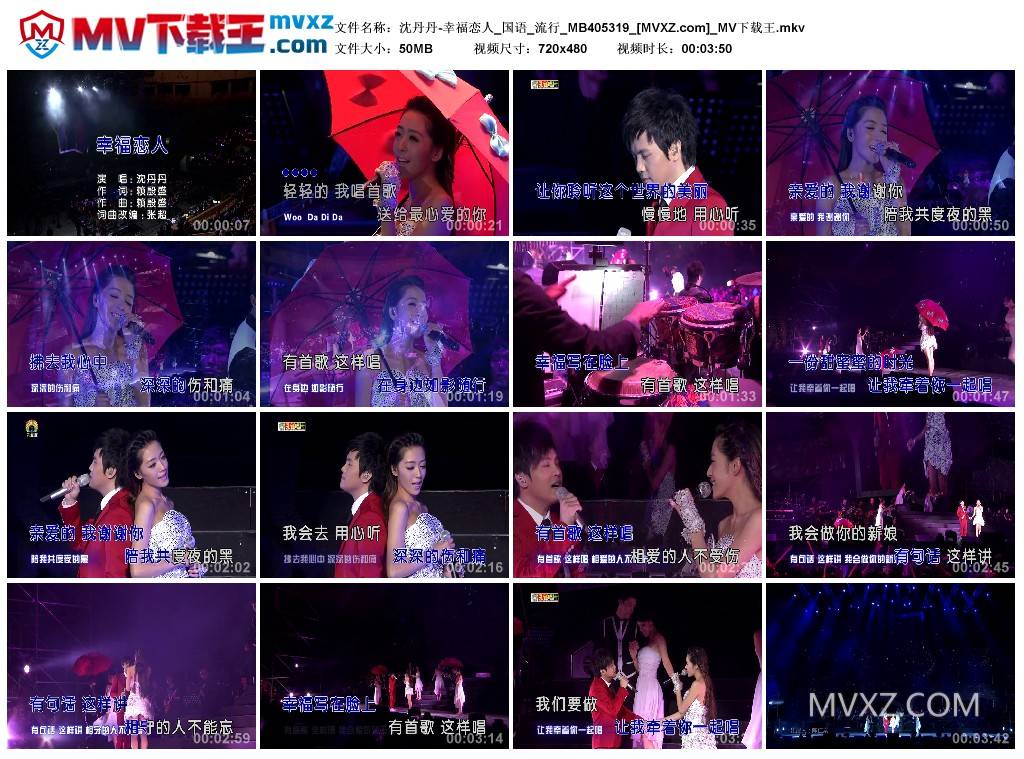 沈丹丹-幸福恋人_国语_流行_MB405319